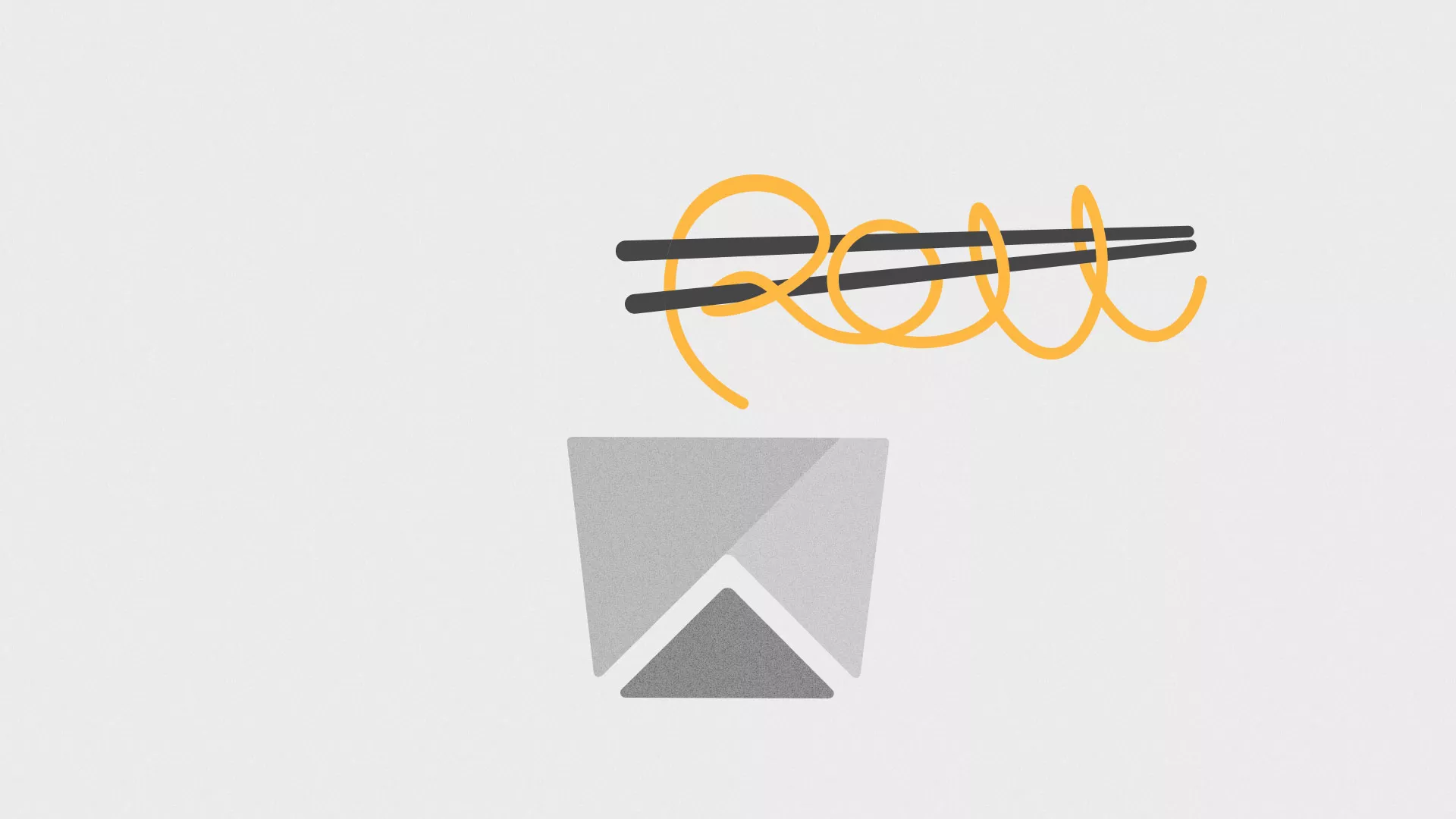 Оформление меню суши-бара «Roll Wok Club» в Коммунаре